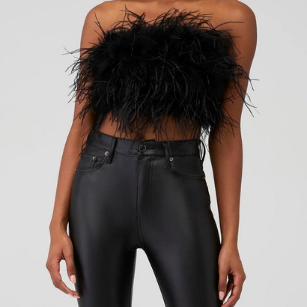 Zaina Feather top by Lamarque